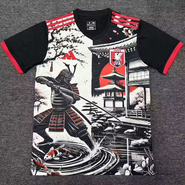 2024-25 Japan Black Special Edition Fans Training Shirts (长刀武士)