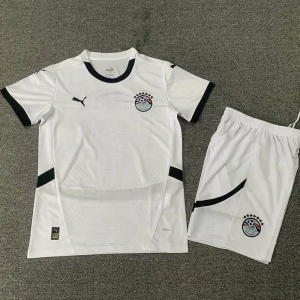 2024-25 Egypt Away Kids Soccer Jersey