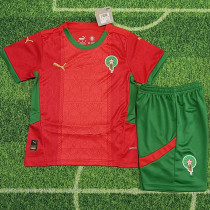 2024-25 Morocco Home Kids Soccer Jersey