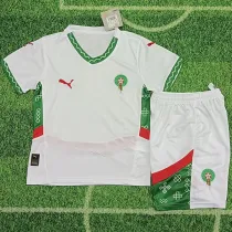 2024-25 Morocco Away Kids Soccer Jersey
