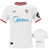 2024-25 Sevilla Home Fans Soccer Jersey *Midea广告