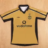 2001-2002 Man Utd 100th Anniversary Double Sided Retro Soccer Jersey *双面