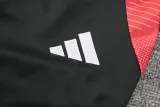 2024-25 Man Utd Blue red Half Pull Tracksuit (半拉链)