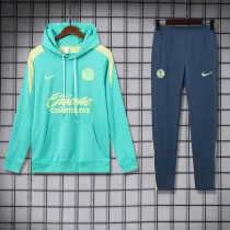 2024-25 Club America Light green Hoodie Tracksuit (卫衣套装)