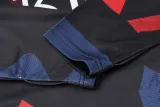 2024-25 Man Utd Blue red Half Pull Tracksuit (半拉链)