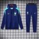 2024-25 Brazil Royal blue Hoodie Tracksuit (卫衣套装)