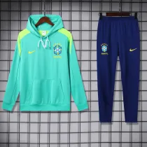 2024-25 Brazil Light green Hoodie Tracksuit (卫衣套装)
