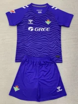 2024-25 Real Betis Purple GoalKeeper Kids Soccer Jersey