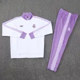 2024-25 RMA White Jacket Tracksuit