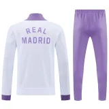 2024-25 RMA White Jacket Tracksuit