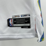 2024-25 Nuggets JOKIC #15 White City Edition Top Quality Hot Pressing NBA Jersey