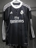 2014-2015 RMA Away Player Version 长袖球员 Long Sleeve Retro Soccer Jersey