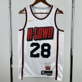 2024-25 ROCKETS SENGUN #28 White City Edition Top Quality Hot Pressing NBA Jersey
