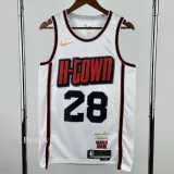 2024-25 ROCKETS SENGUN #28 White City Edition Top Quality Hot Pressing NBA Jersey