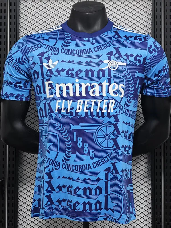 2025-26 ARS Blue Special Edition Player Version Training shirts (涂鸦蓝)