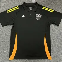 2025-26 Atletico Mineiro Black Polo Short Sleeve