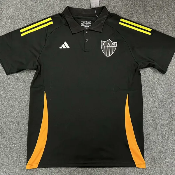 2025-26 Atletico Mineiro Black Polo Short Sleeve