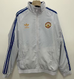 1996-1997 Man Utd Blue & White Retro Double Sided Windbreaker (双面风衣)