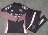 2024-25 ARS Brown Kids Half Pull Tracksuit (童装)(半拉链)