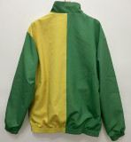 2006-2007 Man Utd Green Yellow Retro Double Sided Windbreaker (双面风衣)