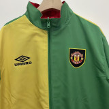 2006-2007 Man Utd Green Yellow Retro Double Sided Windbreaker (双面风衣)