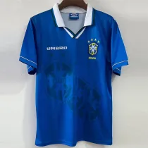 1993-1994 Brazil Away Retro Soccer Jersey