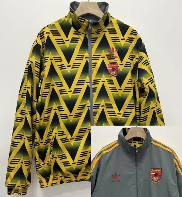 2024-25 ARS Golden & Grey Retro Double Sided Windbreaker (双面风衣)