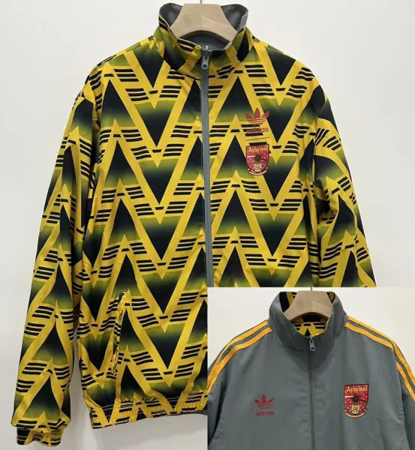 2024-25 ARS Golden & Grey Retro Double Sided Windbreaker (双面风衣)