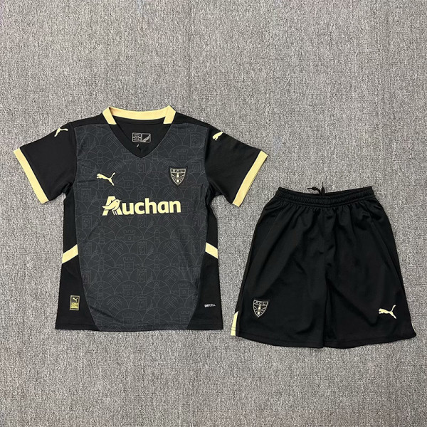 2024-25 RC Lens Black Special Edition Kids Soccer Jersey