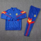 2024-25 Spain Fancy blue Jacket Tracksuit