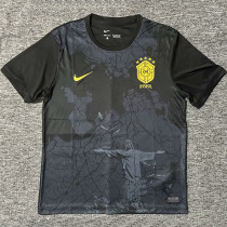 2024-25 Brazil Black Grey Special Edition Fans Soccer Jersey *耶稣黑灰
