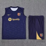 2025-26 BAR Royal blue Tank top and shorts suit