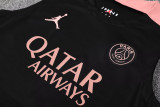 2025-26 PSG Black Tank top and shorts suit