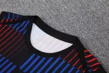 2025-26 BAR Red blue Tank top and shorts suit