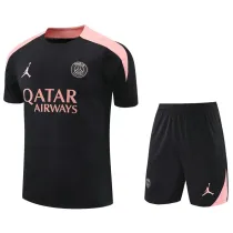 2025-26 PSG Black Training Short Suit