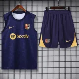 2025-26 BAR Royal blue Tank top and shorts suit