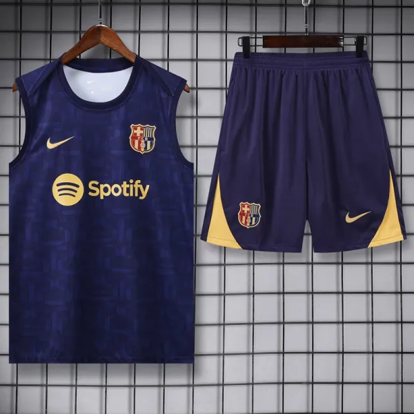 2025-26 BAR Royal blue Tank top and shorts suit