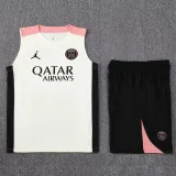 2025-26 PSG White Tank top and shorts suit