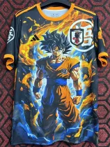 2024-25 Japan Black Special Edition Fans Training Shirts *悟空黄