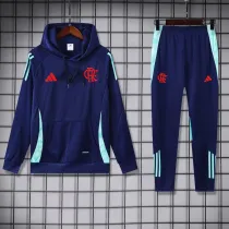 2024-25 Flamengo Royal blue Hoodie Tracksuit (卫衣套装)