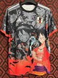 2024-25 Japan Black Red Special Edition Fans Soccer Jersey (红袖边)