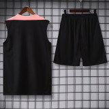 2025-26 PSG Black Tank top and shorts suit