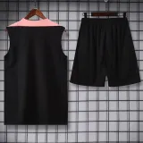 2025-26 PSG Black Tank top and shorts suit