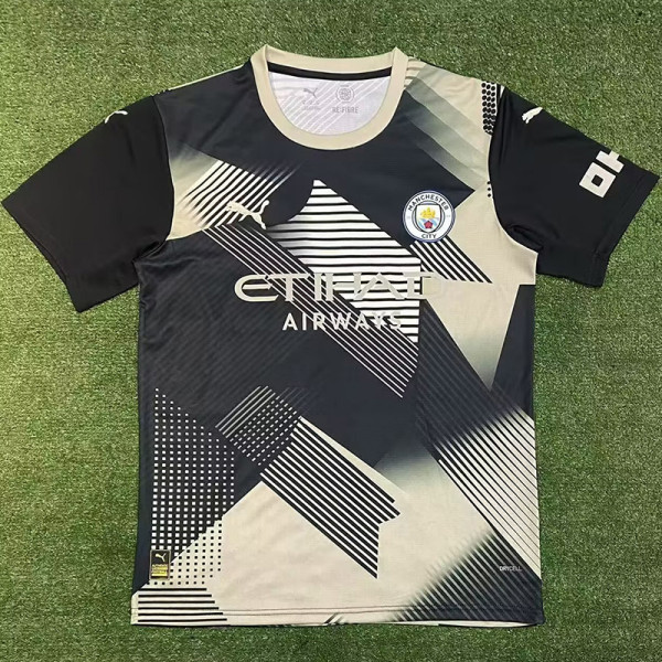 2025-26 Man City Black Yellow Concept Edition Training shirts