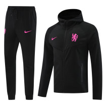 2024-25 CHE Black Hoodie Jacket Tracksuit #01
