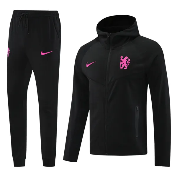 2024-25 CHE Black Hoodie Jacket Tracksuit #01