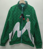 1995 Mexico Lake blue & Green Retro Double Sided Windbreaker (双面风衣)