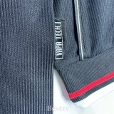 1998-1999 Man Utd Black Long Sleeve Retro Soccer Jersey (长袖)