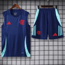 2024-25 Flamengo Royal blue Tank top and shorts suit *背心套装