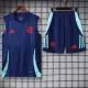2024-25 Flamengo Royal blue Tank top and shorts suit